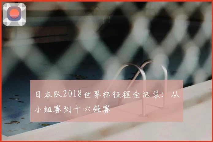 日本队2018世界杯征程全记录：从小组赛到十六强赛