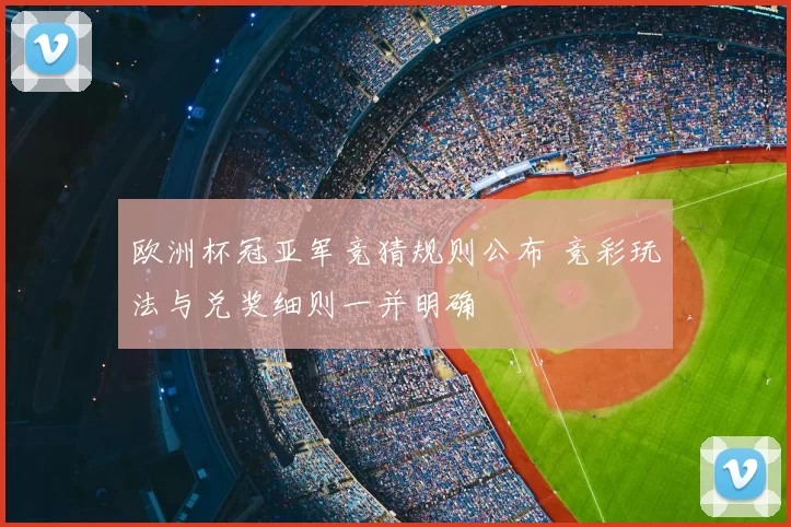 欧洲杯冠亚军竞猜规则公布 竞彩玩法与兑奖细则一并明确