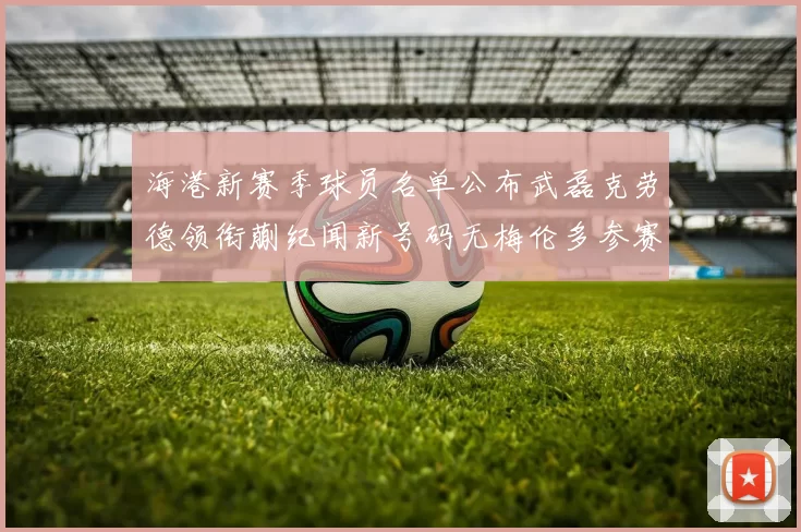 海港新赛季球员名单公布武磊克劳德领衔蒯纪闻新号码无梅伦多参赛