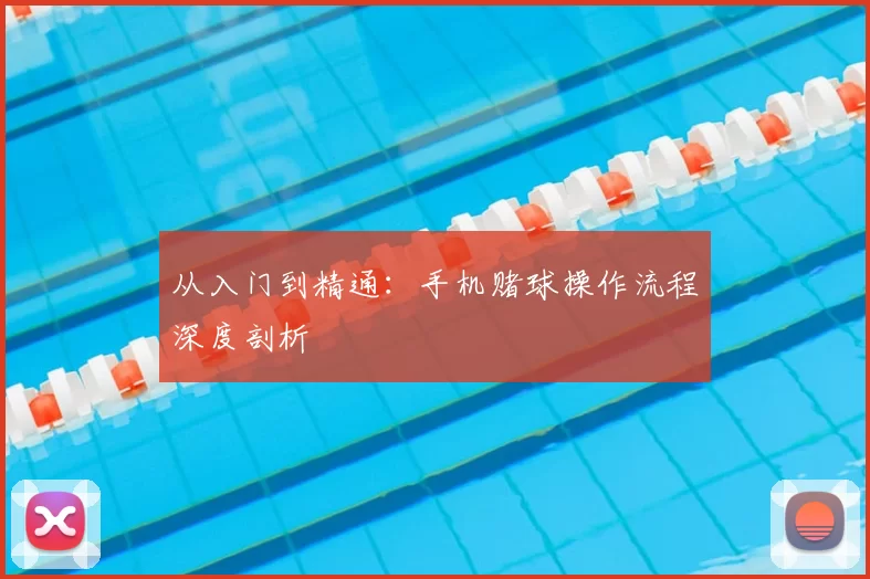 从入门到精通:手机赌球操作流程深度剖析